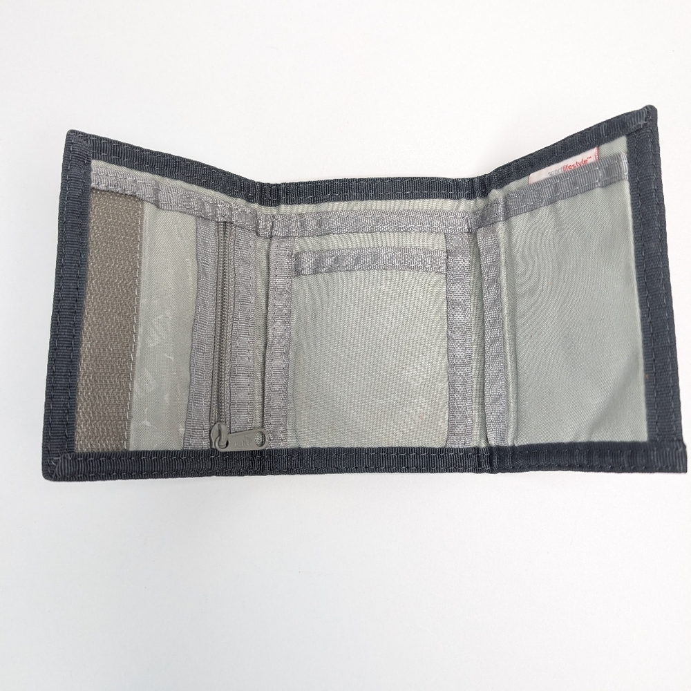 Puma Soft Grey Red Wallet Velcro Hook And Loop Mens One Size Retro - Picture 5 of 8